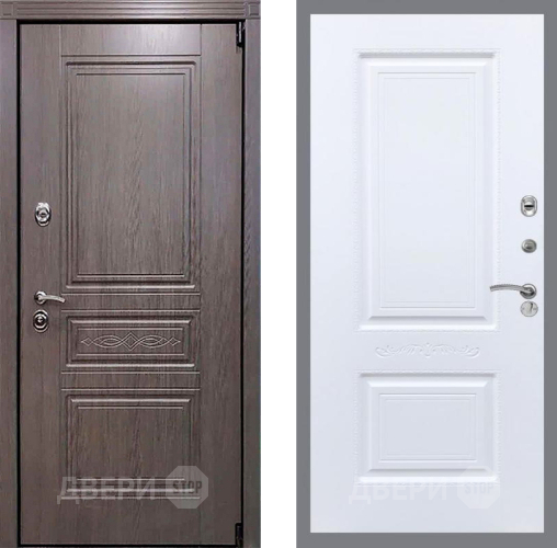 Входная металлическая Дверь Рекс (REX) Пренмиум-S Смальта Силк Сноу в Дубне