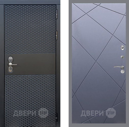 Входная металлическая Дверь Стоп БЛЭК CISA ФЛ-291 Силк титан в Дубне