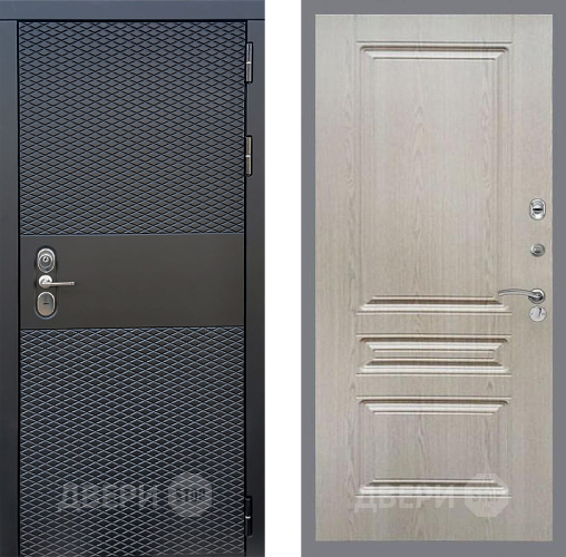 Входная металлическая Дверь Стоп БЛЭК CISA ФЛ-243 Беленый дуб в Дубне