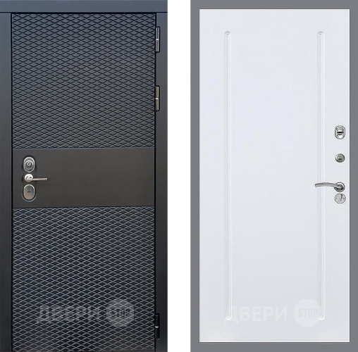 Дверь Стоп БЛЭК CISA ФЛ-68 Силк Сноу в Дубне