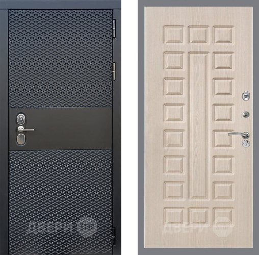 Входная металлическая Дверь Стоп БЛЭК CISA ФЛ-183 Беленый дуб в Дубне