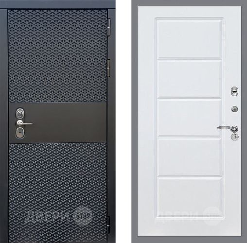 Входная металлическая Дверь Стоп БЛЭК CISA ФЛ-39 Силк Сноу в Дубне