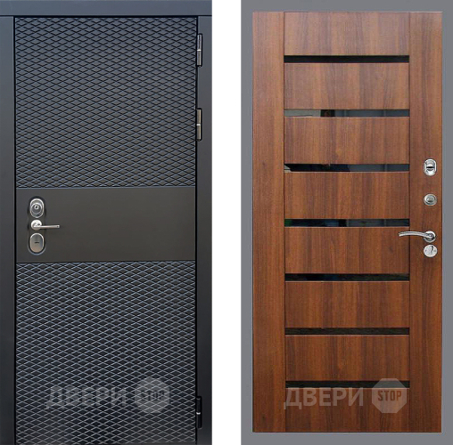Входная металлическая Дверь Стоп БЛЭК CISA СБ-14 Орех бренди в Дубне