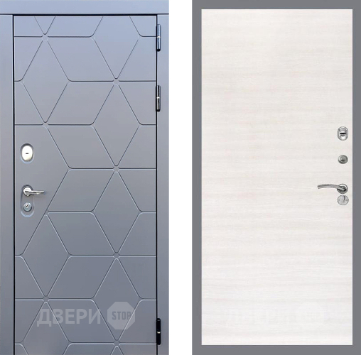 Дверь Стоп КОСМО Гладкая Акация светлая в Дубне