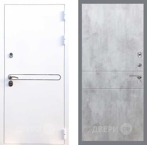 Дверь Стоп Лайн Вайт ФЛ-290 Бетон светлый в Дубне