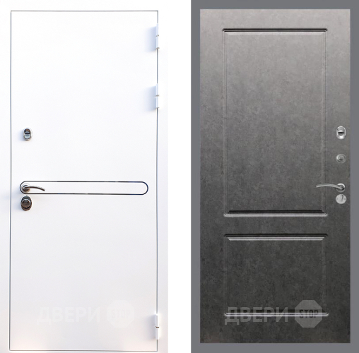 Входная металлическая Дверь Стоп Лайн Вайт ФЛ-117 Штукатурка графит в Дубне