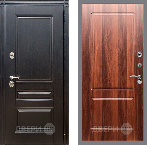 Входная металлическая Дверь Стоп МЕГАПОЛИС ФЛ-117 Итальянский орех в Дубне