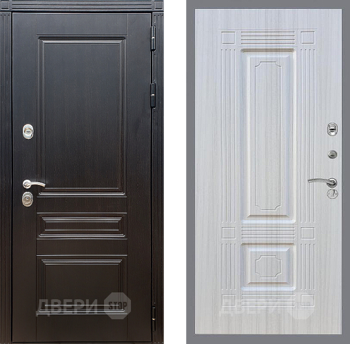 Входная металлическая Дверь Стоп МЕГАПОЛИС ФЛ-2 Сандал белый в Дубне