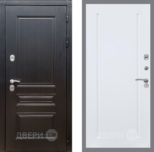 Входная металлическая Дверь Стоп МЕГАПОЛИС ФЛ-68 Силк Сноу в Дубне