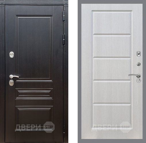 Входная металлическая Дверь Стоп МЕГАПОЛИС ФЛ-39 Лиственница беж в Дубне