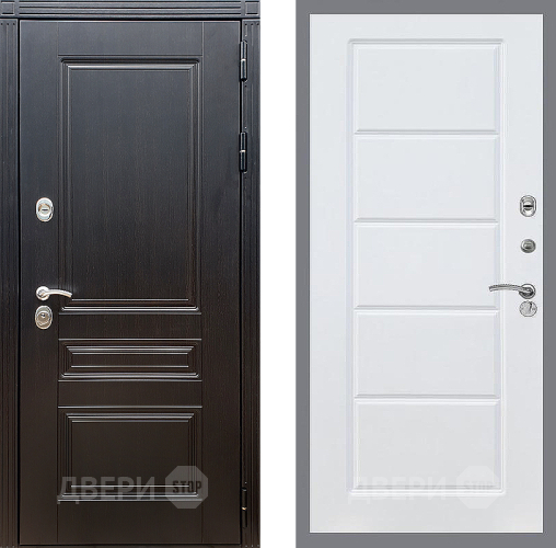 Входная металлическая Дверь Стоп МЕГАПОЛИС ФЛ-39 Силк Сноу в Дубне