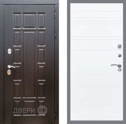 Входная металлическая Дверь Стоп НЬЮ ЙОРК Лайн Силк Сноу в Дубне