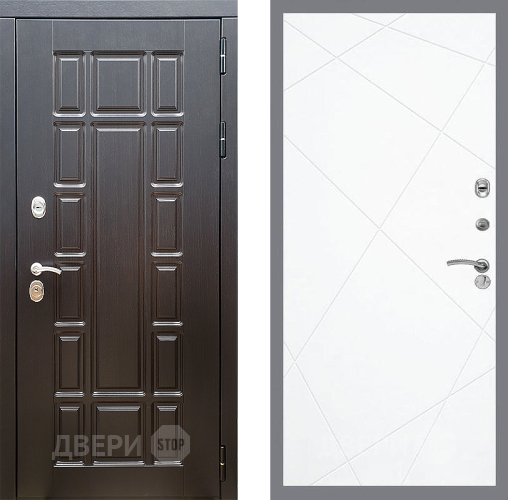 Входная металлическая Дверь Стоп НЬЮ ЙОРК ФЛ-291 Силк Сноу в Дубне