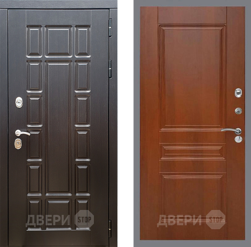 Входная металлическая Дверь Стоп НЬЮ ЙОРК ФЛ-243 Итальянский орех в Дубне