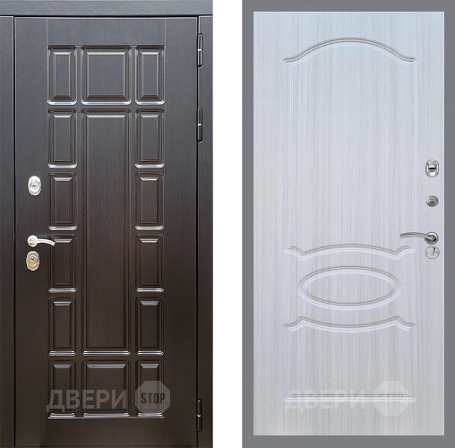 Входная металлическая Дверь Стоп НЬЮ ЙОРК ФЛ-128 Сандал белый в Дубне