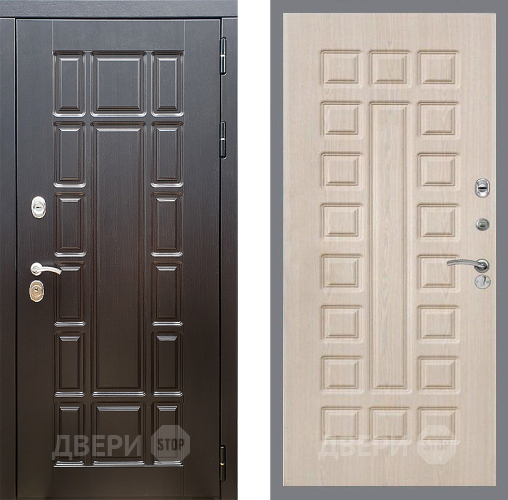 Входная металлическая Дверь Стоп НЬЮ ЙОРК ФЛ-183 Беленый дуб в Дубне