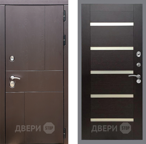 Дверь Стоп УРБАН СБ-14 венге поперечный в Дубне