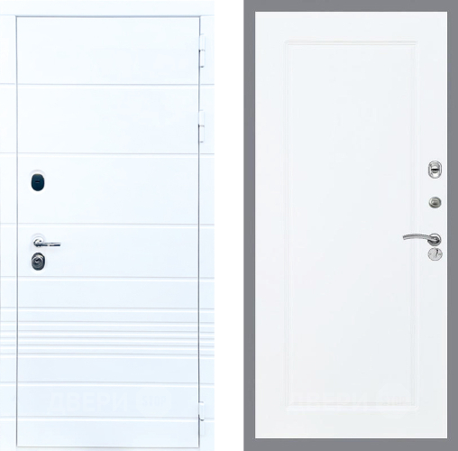 Дверь Стоп ТРЕНДО ФЛ-119 Силк Сноу в Дубне