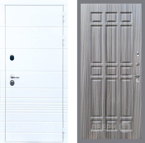 Входная металлическая Дверь Стоп ТРЕНДО ФЛ-33 Сандал грей в Дубне