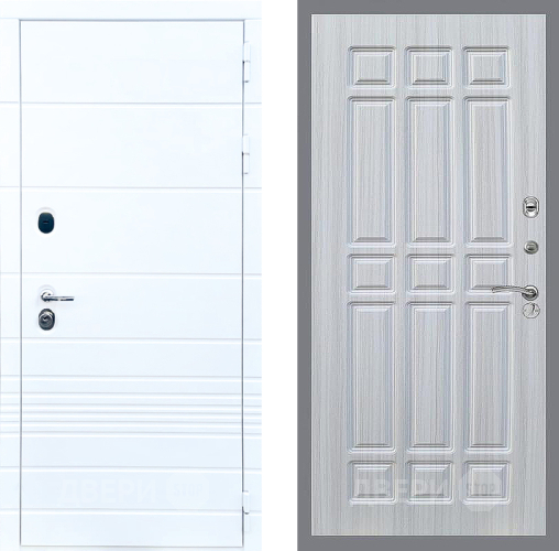 Входная металлическая Дверь Стоп ТРЕНДО ФЛ-33 Сандал белый в Дубне