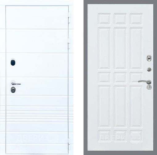 Дверь Стоп ТРЕНДО ФЛ-33 Силк Сноу в Дубне