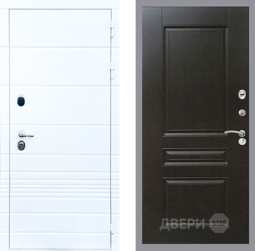 Дверь Стоп ТРЕНДО ФЛ-243 Венге в Дубне