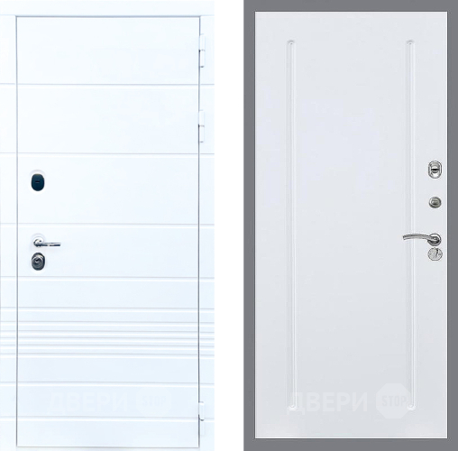 Дверь Стоп ТРЕНДО ФЛ-68 Силк Сноу в Дубне