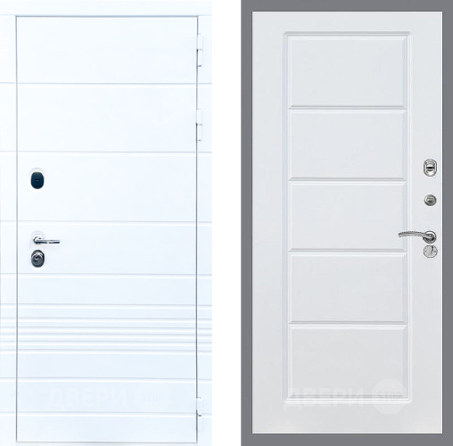 Дверь Стоп ТРЕНДО ФЛ-39 Силк Сноу в Дубне