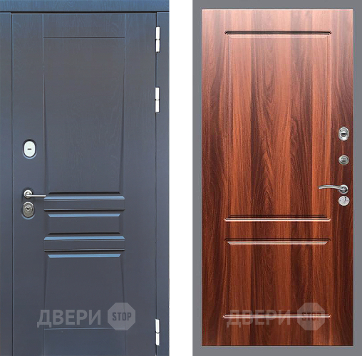 Входная металлическая Дверь Стоп ПЛАТИНУМ ФЛ-117 Итальянский орех в Дубне