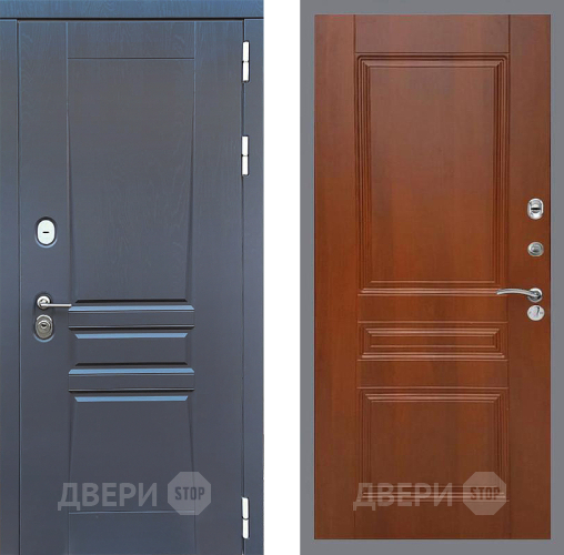 Входная металлическая Дверь Стоп ПЛАТИНУМ ФЛ-243 Итальянский орех в Дубне