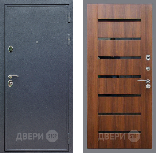 Дверь Стоп СИЛЬВЕР СБ-14 Орех бренди в Дубне