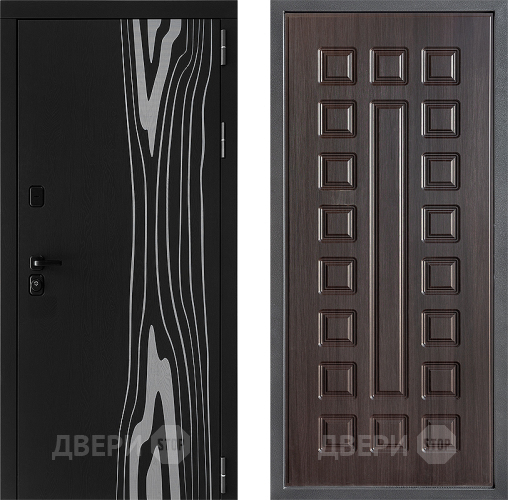 Входная металлическая Дверь Дверной континент ДК-12 ФЛ-183 Венге в Дубне