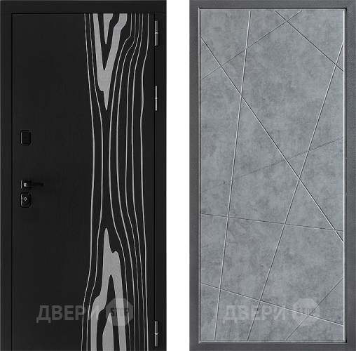 Дверь Дверной континент ДК-12 ФЛ-655 Бетон серый в Дубне