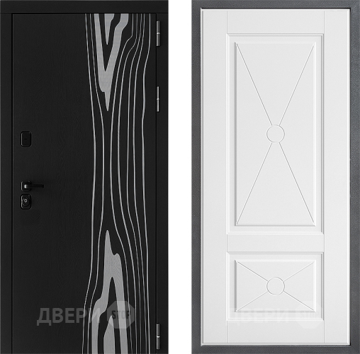 Входная металлическая Дверь Дверной континент ДК-12 ФЛ-617 Софт милк в Дубне