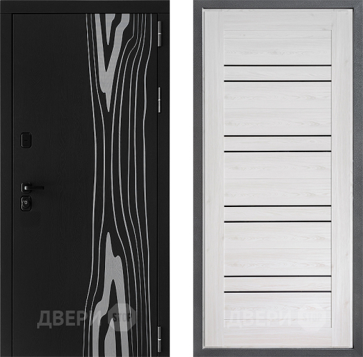 Входная металлическая Дверь Дверной континент ДК-12 ФЛ-49 Сосна белая в Дубне