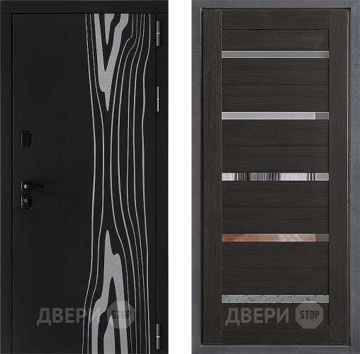 Входная металлическая Дверь Дверной континент ДК-12 ФЛ-47 Венге в Дубне