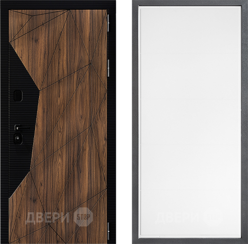 Входная металлическая Дверь Дверной континент ДК-11 ФЛ-649 Белый софт в Дубне