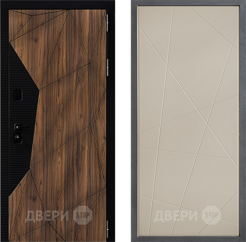 Входная металлическая Дверь Дверной континент ДК-11 ФЛ-655 Капучино в Дубне