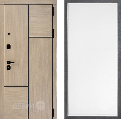 Входная металлическая Дверь Дверной континент ДК-14 ФЛ-649 Белый софт в Дубне