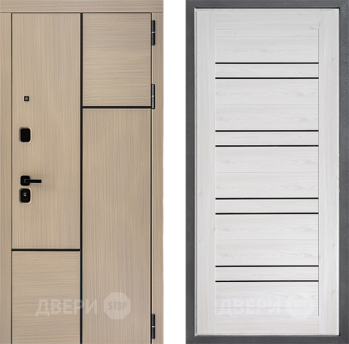 Входная металлическая Дверь Дверной континент ДК-14 ФЛ-49 Сосна белая в Дубне
