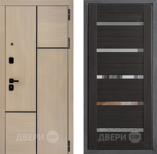 Входная металлическая Дверь Дверной континент ДК-14 ФЛ-47 Венге в Дубне