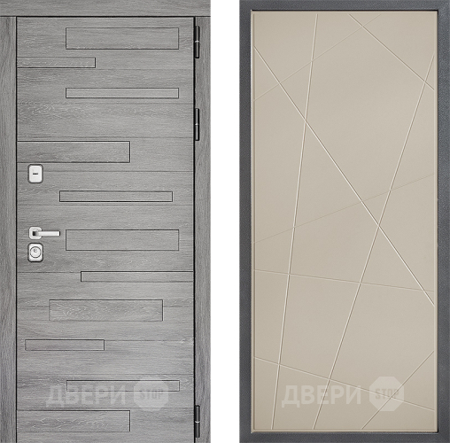Входная металлическая Дверь Дверной континент ДК-10 ФЛ-655 Капучино в Дубне