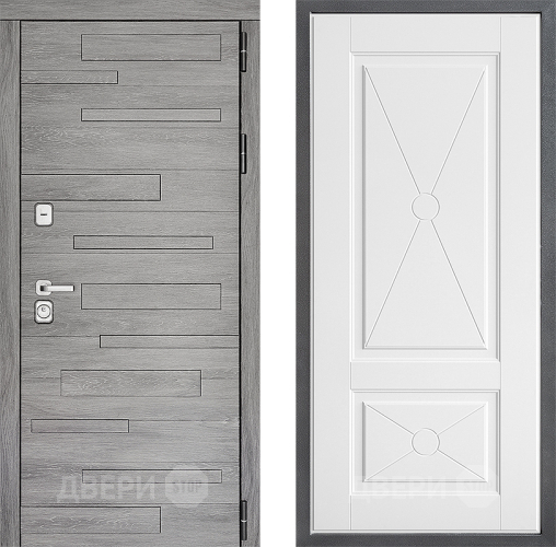 Входная металлическая Дверь Дверной континент ДК-10 ФЛ-617 Софт милк в Дубне