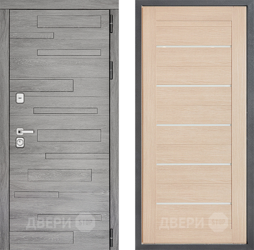 Входная металлическая Дверь Дверной континент ДК-10 ФЛ-46 Капучино в Дубне