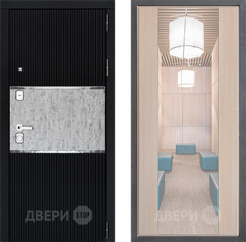 Дверь Дверной континент ДК-13 ФЛЗ-1 Зеркало Капучино в Дубне