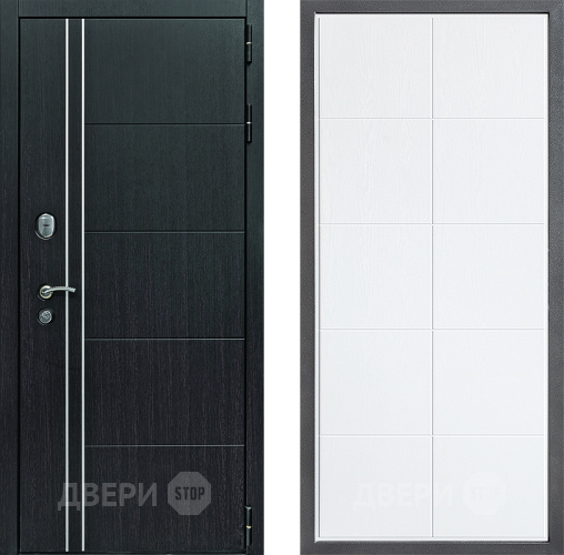 Дверь Дверной континент Теплолюкс Дизайн ФЛ-Кватро Белое дерево в Дубне