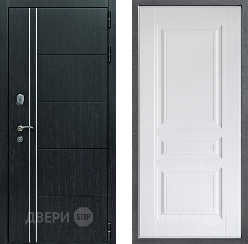 Входная металлическая Дверь Дверной континент Теплолюкс Дизайн ФЛ-243 Альберо Браш серебро в Дубне