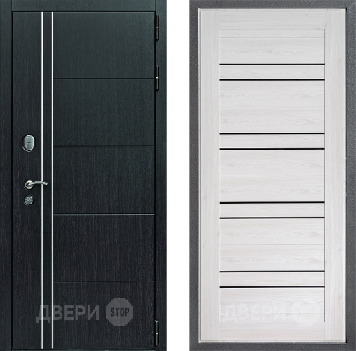 Входная металлическая Дверь Дверной континент Теплолюкс Дизайн ФЛ-49 Сосна белая в Дубне