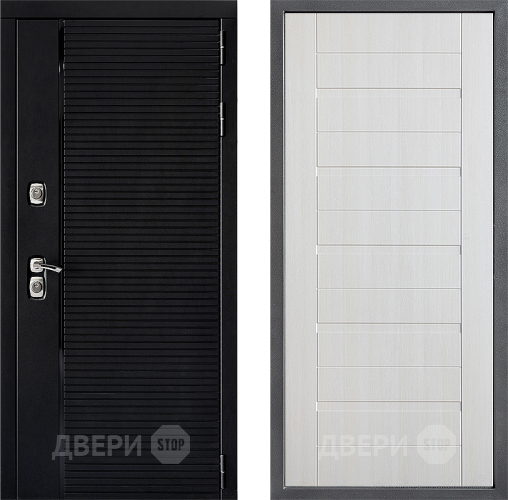 Входная металлическая Дверь Дверной континент ДК-1 ФЛ-70 Лиственница белая в Дубне