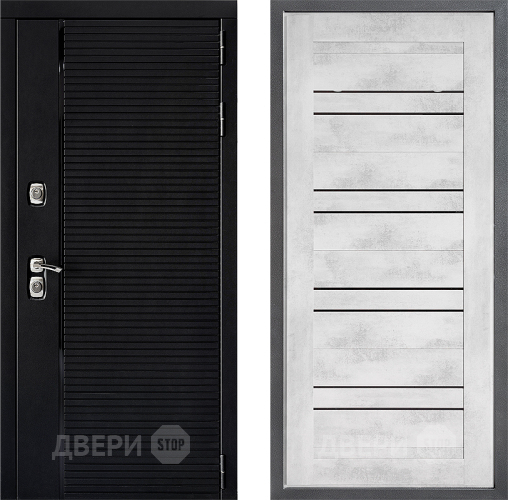 Входная металлическая Дверь Дверной континент ДК-1 ФЛ-49 Бетон снежный в Дубне